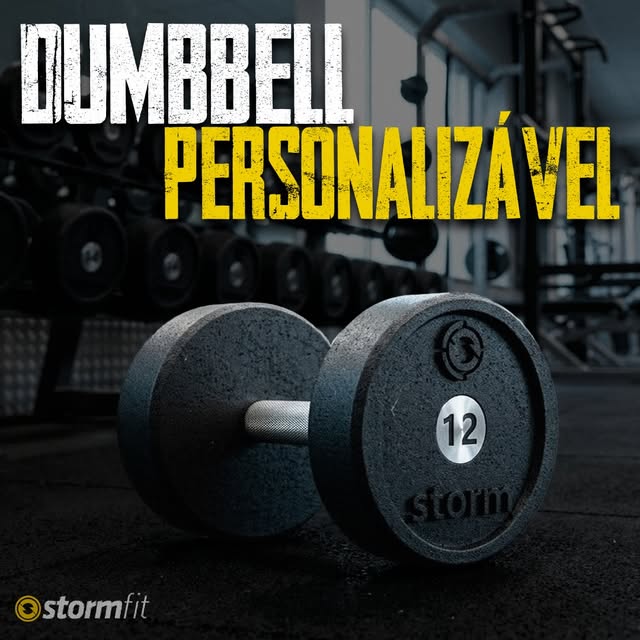 Dumbbell personalizável Stormfit em uma academia